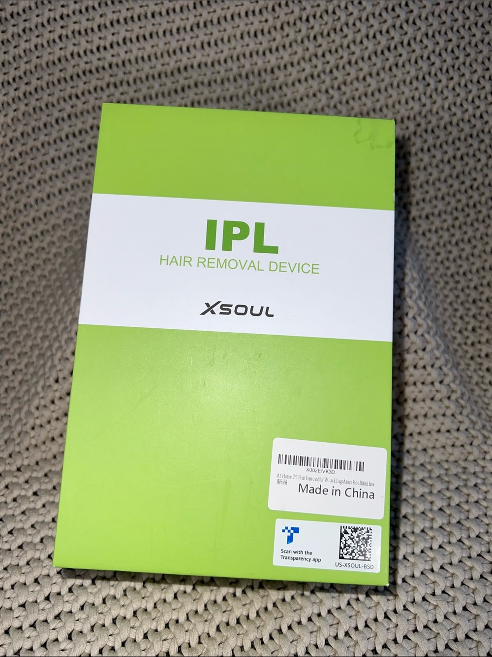 XSoul IPL Hair Removal Device